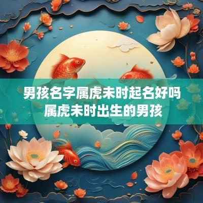男孩名字属虎未时起名好吗 属虎未时出生的男孩