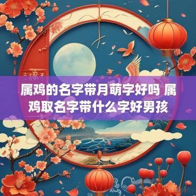 属鸡的名字带月萌字好吗 属鸡取名字带什么字好男孩