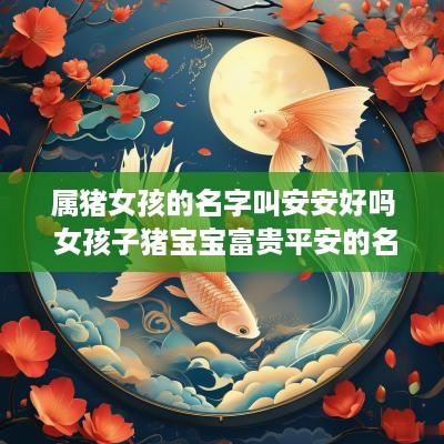 属猪女孩的名字叫安安好吗 女孩子猪宝宝富贵平安的名字