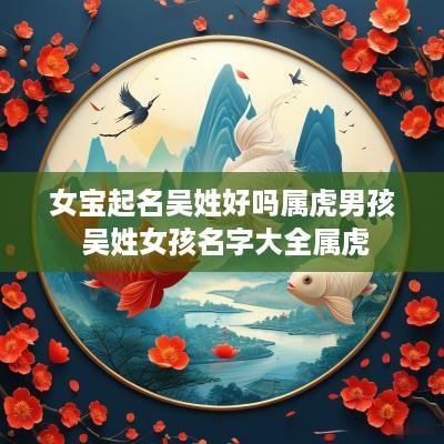 女宝起名吴姓好吗属虎男孩 吴姓女孩名字大全属虎