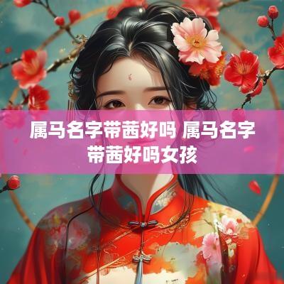 属马名字带茜好吗 属马名字带茜好吗女孩