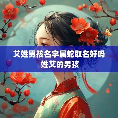 艾姓男孩名字属蛇取名好吗 姓艾的男孩