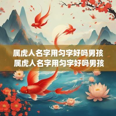 属虎人名字用匀字好吗男孩 属虎人名字用匀字好吗男孩怎么取