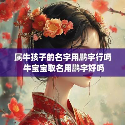 属牛孩子的名字用鹏宇行吗 牛宝宝取名用鹏字好吗