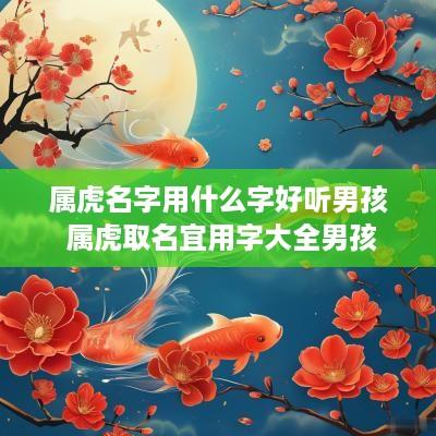 属虎名字用什么字好听男孩 属虎取名宜用字大全男孩