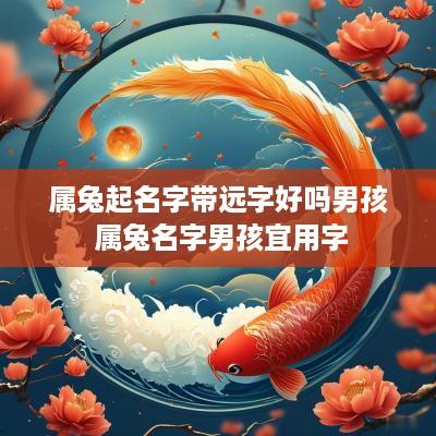 属兔起名字带远字好吗男孩 属兔名字男孩宜用字
