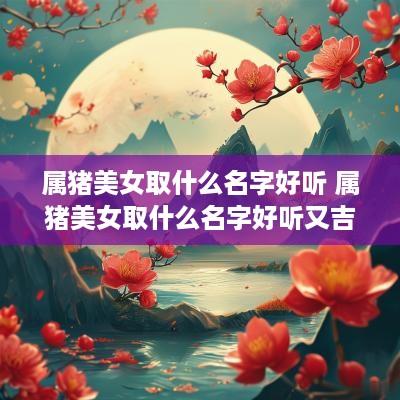 属猪美女取什么名字好听 属猪美女取什么名字好听又吉祥 属猪美女取什么名字好听 属猪美女取什么名字好听又吉祥