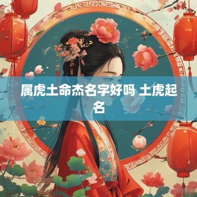 属虎土命杰名字好吗 土虎起名