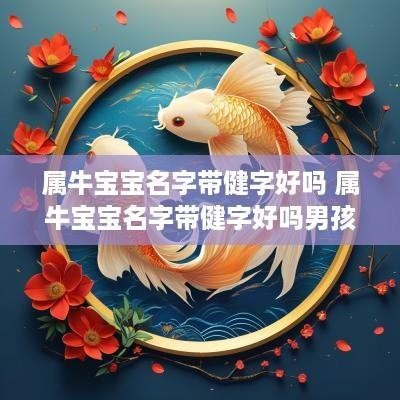 属牛宝宝名字带健字好吗 属牛宝宝名字带健字好吗男孩