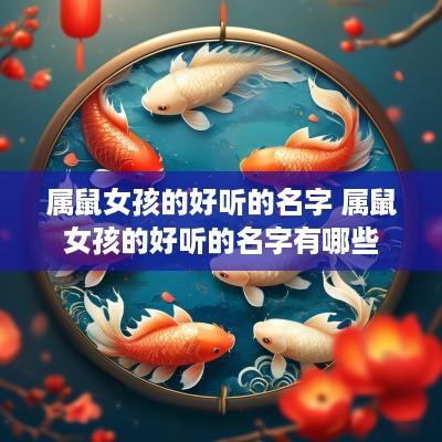 属鼠女孩的好听的名字 属鼠女孩的好听的名字有哪些