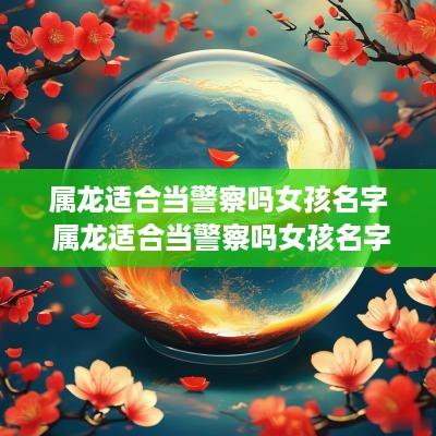 属龙适合当警察吗女孩名字 属龙适合当警察吗女孩名字大全