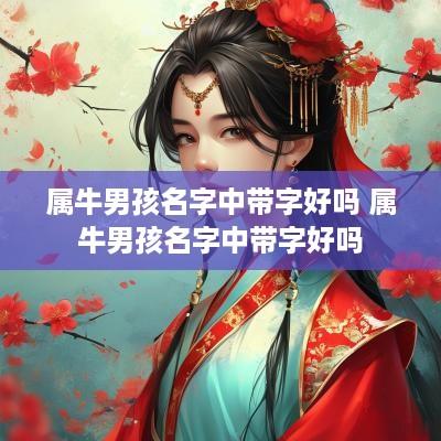 属牛男孩名字中带字好吗 属牛男孩名字中带字好吗