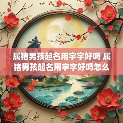 属猪男孩起名用宇字好吗 属猪男孩起名用宇字好吗怎么样