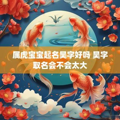 属虎宝宝起名昊字好吗 昊字取名会不会太大