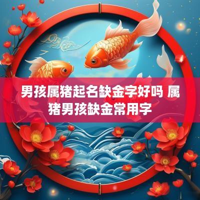 男孩属猪起名缺金字好吗 属猪男孩缺金常用字