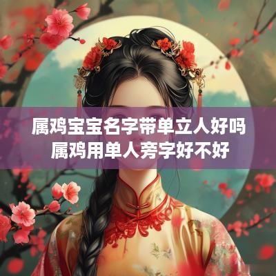 属鸡宝宝名字带单立人好吗 属鸡用单人旁字好不好