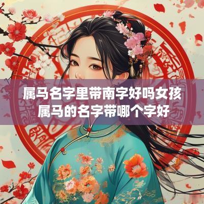 属马名字里带南字好吗女孩 属马的名字带哪个字好