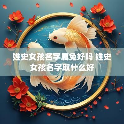 姓史女孩名字属兔好吗 姓史女孩名字取什么好