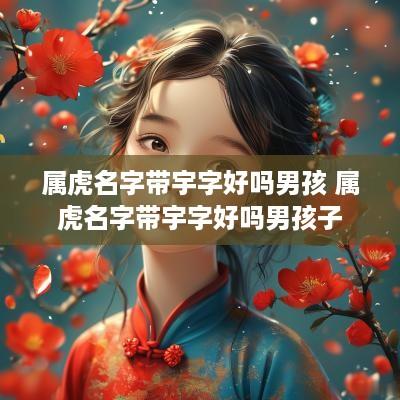 属虎名字带宇字好吗男孩 属虎名字带宇字好吗男孩子
