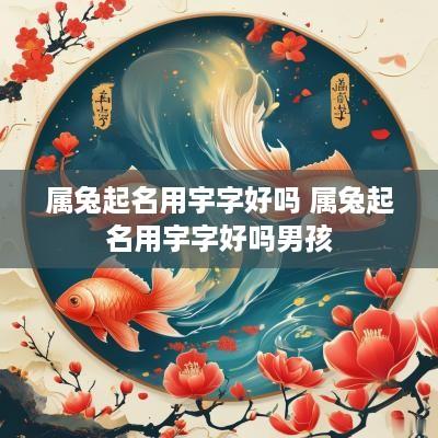 属兔起名用宇字好吗 属兔起名用宇字好吗男孩