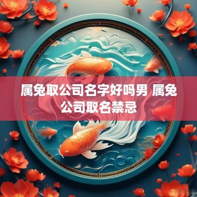 属兔取公司名字好吗男 属兔公司取名禁忌