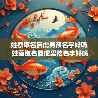 姓蔡取名属虎男孩名字好吗 姓蔡取名属虎男孩名字好吗