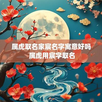 属虎取名家宸名字寓意好吗 属虎用宸字取名