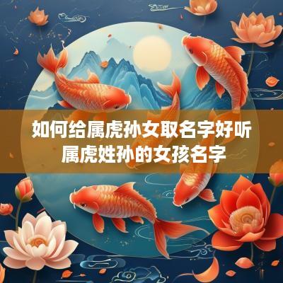如何给属虎孙女取名字好听 属虎姓孙的女孩名字