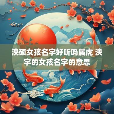 泱硕女孩名字好听吗属虎 泱字的女孩名字的意思