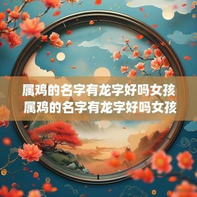 属鸡的名字有龙字好吗女孩 属鸡的名字有龙字好吗女孩怎么取