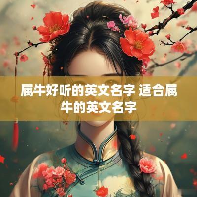 属牛好听的英文名字 适合属牛的英文名字