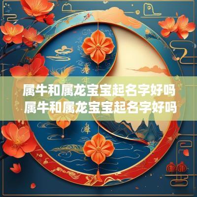 属牛和属龙宝宝起名字好吗 属牛和属龙宝宝起名字好吗男孩