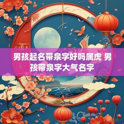 男孩起名带泉字好吗属虎 男孩带泉字大气名字