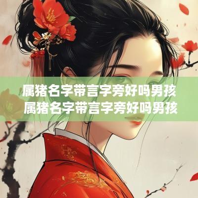 属猪名字带言字旁好吗男孩 属猪名字带言字旁好吗男孩子