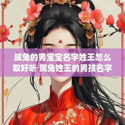 属兔的男宝宝名字姓王怎么取好听 属兔姓王的男孩名字