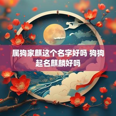 属狗家麒这个名字好吗 狗狗起名麒麟好吗