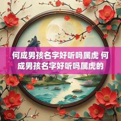 何成男孩名字好听吗属虎 何成男孩名字好听吗属虎的