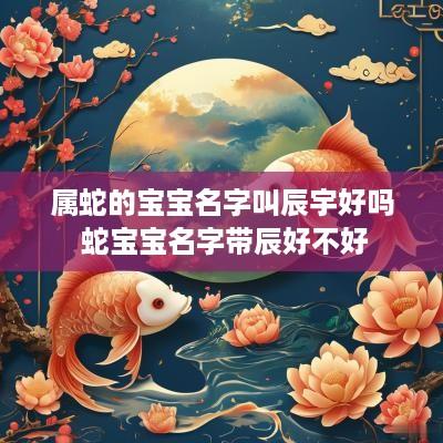 属蛇的宝宝名字叫辰宇好吗 蛇宝宝名字带辰好不好