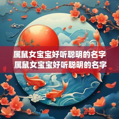 属鼠女宝宝好听聪明的名字 属鼠女宝宝好听聪明的名字是什么
