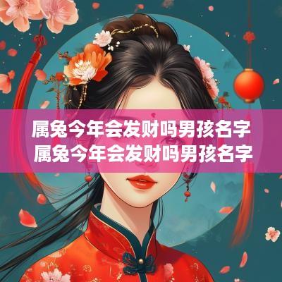 属兔今年会发财吗男孩名字 属兔今年会发财吗男孩名字大全
