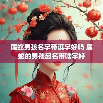 属蛇男孩名字带淇字好吗 属蛇的男孩起名带啥字好