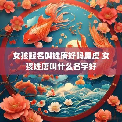 女孩起名叫姓唐好吗属虎 女孩姓唐叫什么名字好