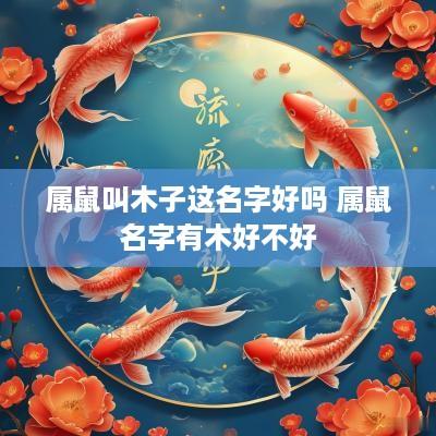 属鼠叫木子这名字好吗 属鼠名字有木好不好