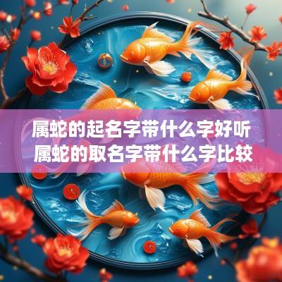 属蛇的起名字带什么字好听 属蛇的取名字带什么字比较好