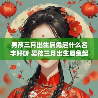 男孩三月出生属兔起什么名字好听 男孩三月出生属兔起什么名字好听一点
