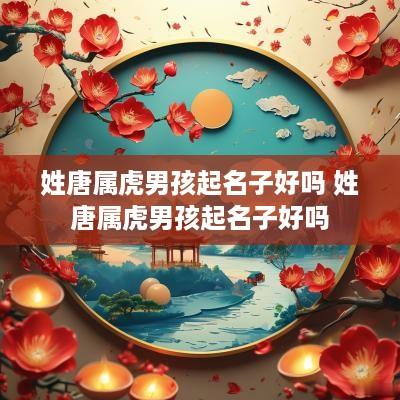 姓唐属虎男孩起名子好吗 姓唐属虎男孩起名子好吗