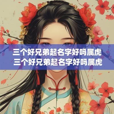三个好兄弟起名字好吗属虎 三个好兄弟起名字好吗属虎的