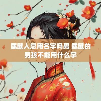 属鼠人忌用名字吗男 属鼠的男孩不能用什么字