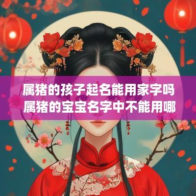 属猪的孩子起名能用家字吗 属猪的宝宝名字中不能用哪些字