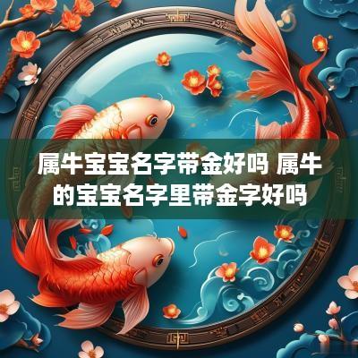 属牛宝宝名字带金好吗 属牛的宝宝名字里带金字好吗